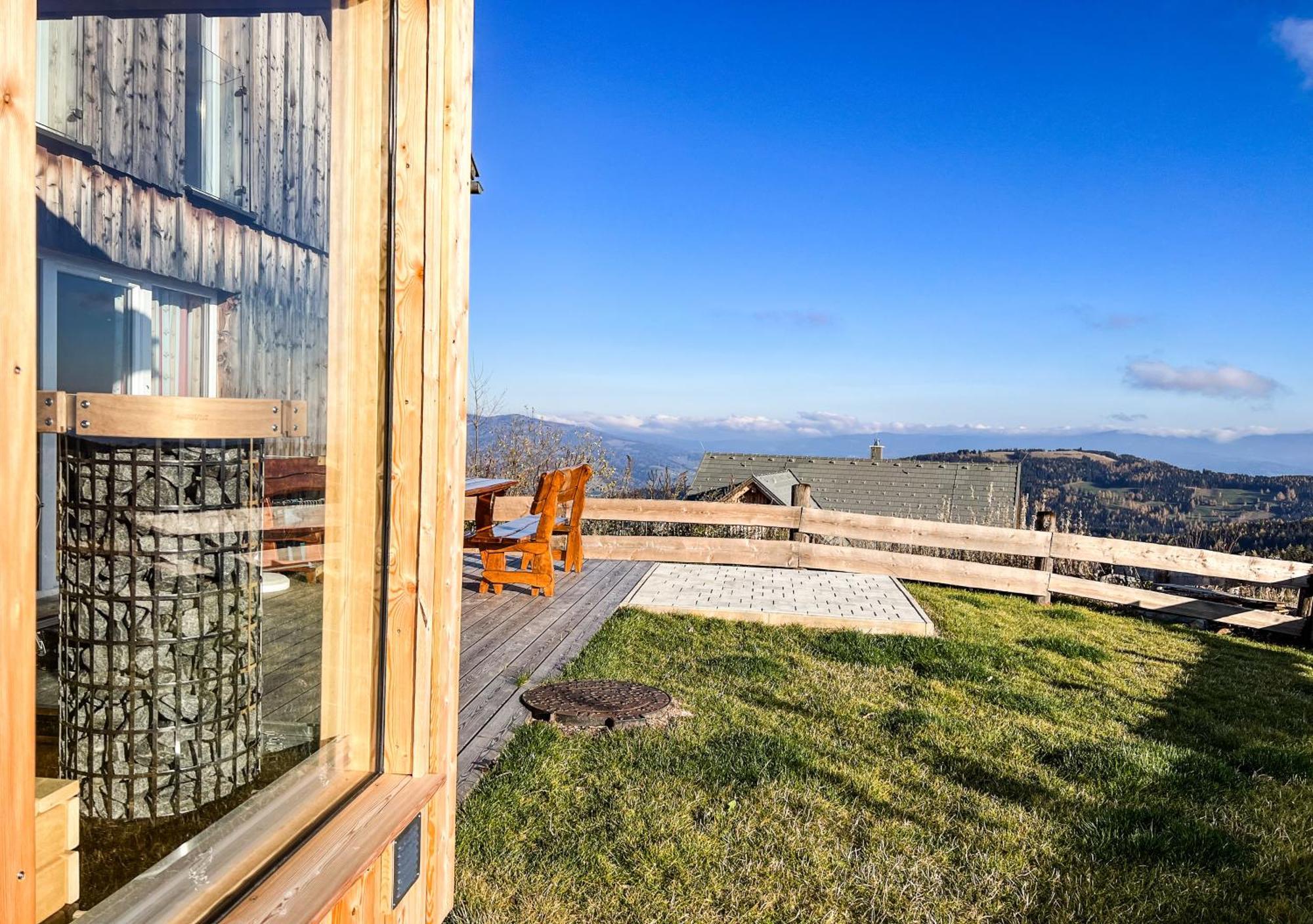 1A Chalet Eck - Wandern, Grillen, Panorama Sauna! Klippitztorl Экстерьер фото